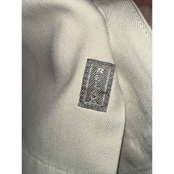 Tommy Bahama Men's M Cream Silk Paradise Beach Short Sleeve Camp Shirt - Picture 6 of 10